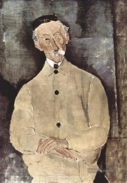 Amedeo Modigliani Werke - Porträt von monsieur LEPOUTRE 1916 Amedeo Modigliani